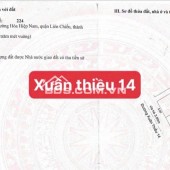 Bán đất đường Xuân Thiều 14 - gần biển  -DT: 100m2 (5x20)m kẹp cống bên hông xây nhà thoáng mát